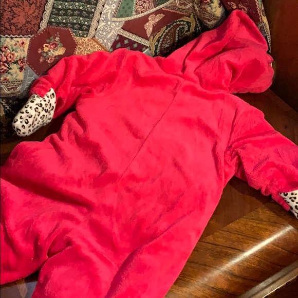 12 Months Girl Pink Coverall - Picture 7 of 8